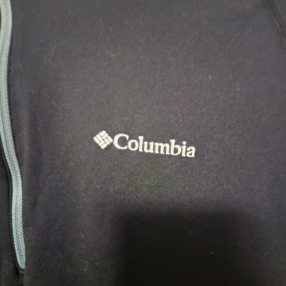 Columbia Omni-Wick Evap Mens Black and Gray Half Zip Pullover Size Medium - Picture 3 of 7
